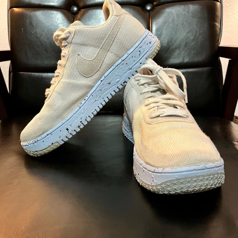 Nike Women's Air Force 1 Crater, White Pure Platinum